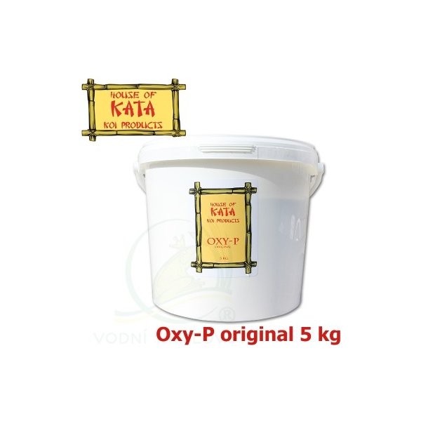 Údržba vody v jezírku House Of Kata Oxy-P 5 kg na řasy, dočištění dna a desinfekci