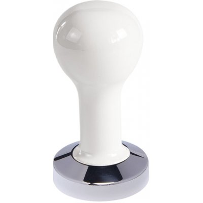 Buna Café Tamper kov bílý, nerez lesk, plochý 53 mm – Zboží Dáma