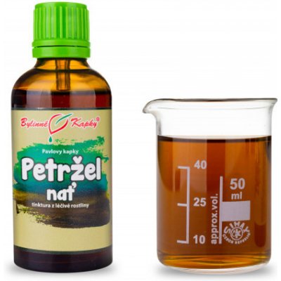 Bylinné kapky PETRŽEL nať kapky tinktura 50 ml – Hledejceny.cz