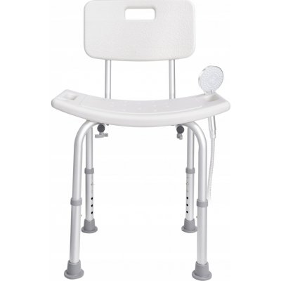 SucceBuy Sprchová židle 715–840MM Regulace výšky Nosnost 158,8KG – Zboží Dáma