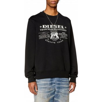 DIESEL S-GINN-L2 SWEAT-SHIRT černá