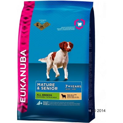 Eukanuba Mature & Senior Lamb 2 x 12 kg – Zboží Mobilmania