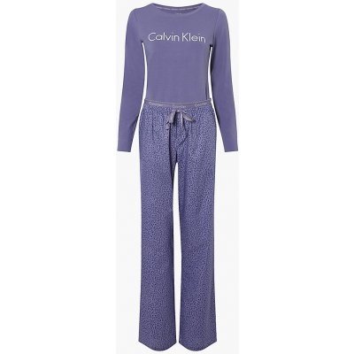 Calvin Klein 000QS6350E W6L dámské pyžamo set borůvková – Zboží Mobilmania