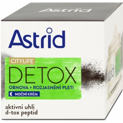 Astrid Detox obnovující rozjasňující noční krém 50 ml – Zboží Mobilmania