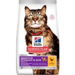 Hill’s Feline Adult Sensitive Stomach & Skin 7 kg – Zboží Dáma