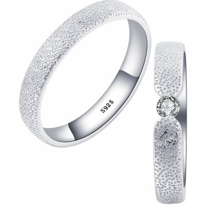 Olivie Snubní stříbrný prsten DUET 7476 – Zboží Mobilmania