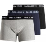 Jack&Jones 3 Pack boxerky JACANTHONY 12160750 Black Blue nights LGM – Hledejceny.cz