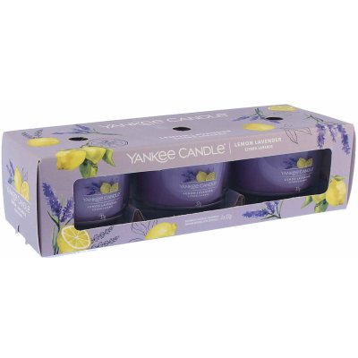 Yankee Candle Lemon Lavender 3 x 37 g – Zboží Mobilmania