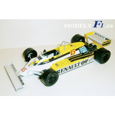 149 Renault RE30 Belgian GP 1981 Prost practice 2 1:18 – Zboží Mobilmania