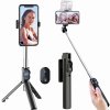 Držák na selfie SES 3v1 Bluetooth bezdrátová 90 cm s Tripod stativem a s dálkovým ovládáním černá 7753