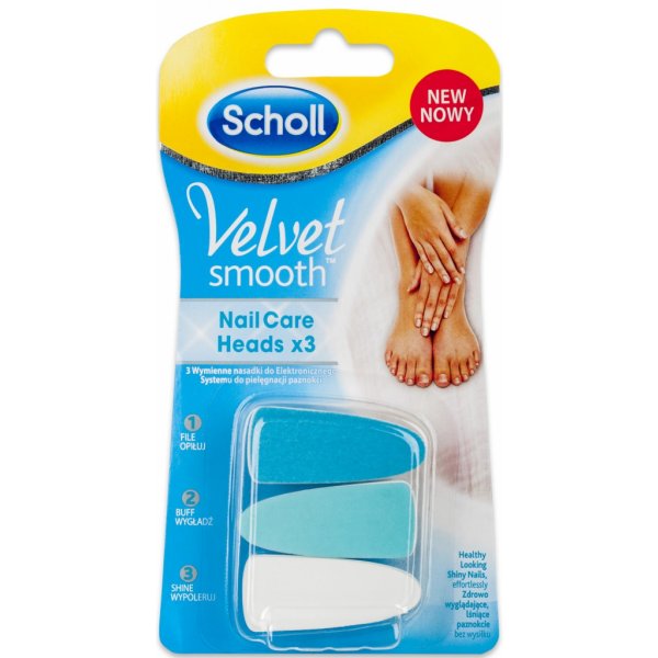 Scholl Velvet Smooth Express Pedi náhradní hlavice 3ks od 99 Kč - Heureka.cz