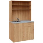 KUCH - ERGO 0 kuchyňka otevřená (dřez + baterie) 1800x1000x600 mm dub bardolino – Hledejceny.cz