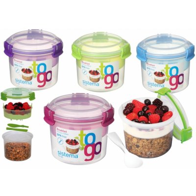 Sistema Box Breakfast To Go na jogurt kulatý 530 ml