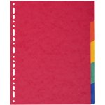 Rozlišovač Exacompta, A4 maxi, prešpán, mix barev, 5 ks – Zboží Živě