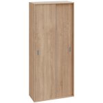 SPD 55/80 skříň s posuvnými dveřmi, výsuvné ramínko, 1850x800x400, dub bardolino – Sleviste.cz