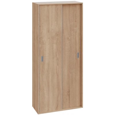 SPD 55/80 skříň s posuvnými dveřmi, výsuvné ramínko, 1850x800x400, dub bardolino – Sleviste.cz