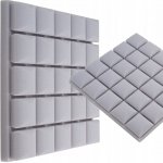 Akustický panel Bitmat konvexní kostka šedá 50x50 cm 5 cm – Hledejceny.cz