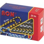 Aktové spony RON - 50 mm / 25 ks zebra – Sleviste.cz