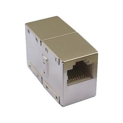 DATACOM Spojka 2 x RJ45 STP Cat5e silver – Zbozi.Blesk.cz