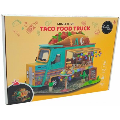 DIY Miniaturní stavebnice s LED osvětlením - Pojízdný tacos – Zboží Živě
