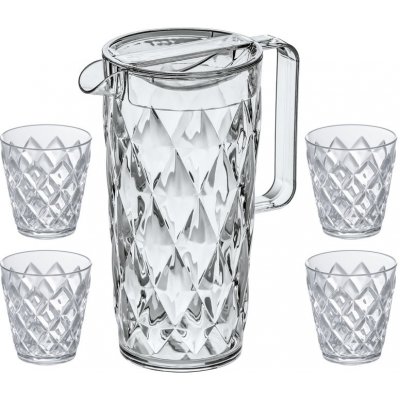 KOZIOL Karafa CRYSTAL 1600 ml – Zboží Dáma