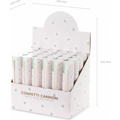 Vystřelovací konfety BAREVNÝ PASTELOVÝ MIX 20 cm – Zboží Dáma