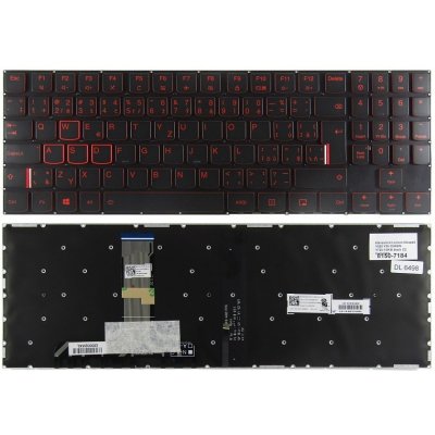 česká klávesnice Lenovo Ideapad Y520 Y520-15IKBN Y720-15IKB R720-15IKB černá CZ/SK podsvit