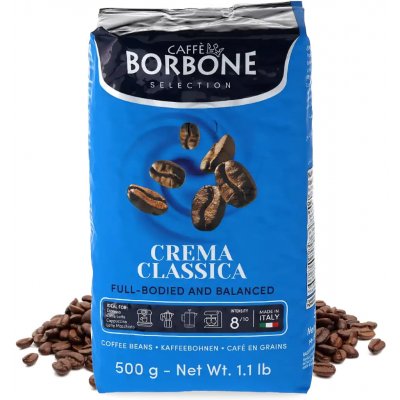 Caffe Borbone Crema Clasica zrnková 0,5 kg – Hledejceny.cz