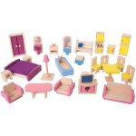 Bigjigs Toys Dřevěný nábytek do domečku Bigjigs – Sleviste.cz