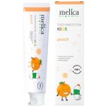 Melica pro děti bez fluoru broskvová 100 ml – Hledejceny.cz