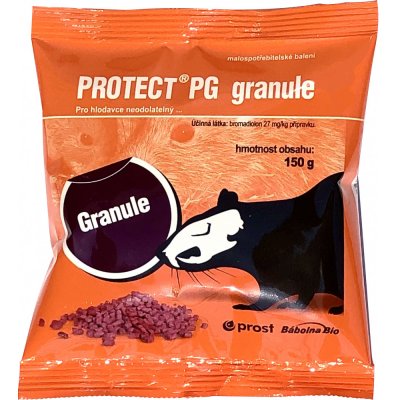 Prost Protect PG Granule rodenticidní přípravek na hubení hlodavců sáček 150 g