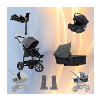 TFK Mono2 combi pushchair air wheel prem. anthracite 2024