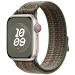 Apple Watch 41mm sekvojově zelený/oranžový provlékací sportovní řemínek Nike MTL33ZM/A – Zboží Mobilmania