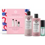 Maria Nila Luminous Colour Luminous Colour šampon pro barvené vlasy 350 ml + Luminous Colour kondicionér pro barvené vlasy 300 ml + True Soft arganový olej s hydratačním účinkem 100 ml dárková sada – Zboží Mobilmania
