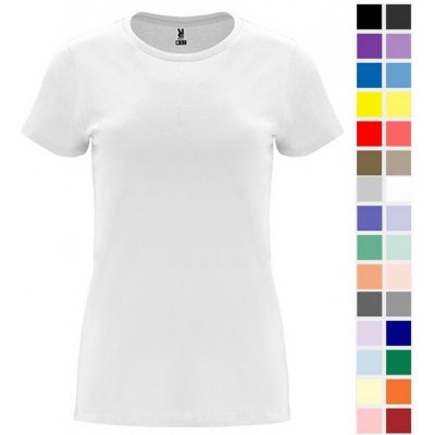 ROLY CAPRI Dámské tričko E6683-01 bílá – Zboží Mobilmania