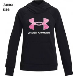 Under Armour Rival Fleece Big Logo Black/Pink Edge