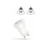 Wojnarowscy LED MR11 GU10 230V 4W SMD 38° studená bílá 6000 7000K bílé světlo čočka – Zboží Živě