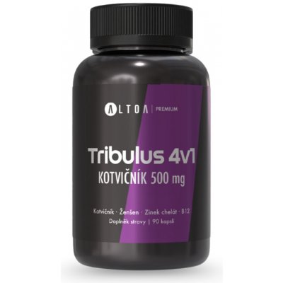 Altoa Essentials Tribulus 4v1 Kotvičník 500 mg 90 kapslí – Hledejceny.cz