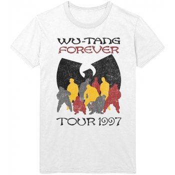 Wu Tang Clan Forever Tour '97 Bílá Grafika Hudební tričko