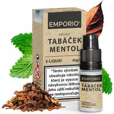 Emporio Tabáček Mentol 10 ml 9 mg – Hledejceny.cz