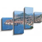 Obraz 4D čtyřdílný - 100 x 60 cm - Dubrovnik Panorama crouch travel – Hledejceny.cz