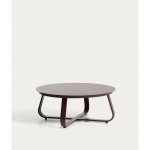 Kave Home zahradní stolek Tamaris 80 cm Hnědý – Hledejceny.cz