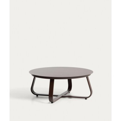 Kave Home zahradní stolek Tamaris 80 cm Hnědý – Hledejceny.cz