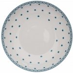 Thun 1794 Tom talíř hluboký 20 cm puntíky petrolej porcelán – Hledejceny.cz