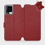 Pouzdro Mobiwear paradní Flip Realme 8 Pro - Tmavě červené - L_DRS Dark Red Leather – Zbozi.Blesk.cz