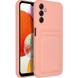 Pouzdro Forcell CARD Case Samsung Galaxy A14 5G / A14 4G růžové