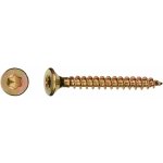 Uni vrut se zápustnou hlavou TX25 plný závit žlutě pozink. 5x20 mm, 200 ks – Hledejceny.cz