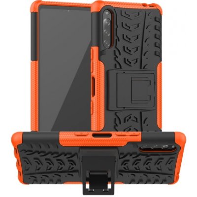 PROTEMIO 24324 STAND Extra odolný obal Sony Xperia L4 oranžový – Zboží Mobilmania