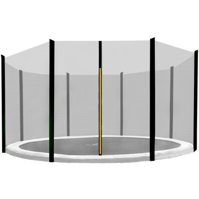 Aga Ochranná síť 430 cm na 8 tyčí černá síť/černá – Zbozi.Blesk.cz
