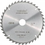 Metabo pilový kotouč precision cut wood classic 216x30mm 40Z 5° negativ 628060000 – Zboží Dáma